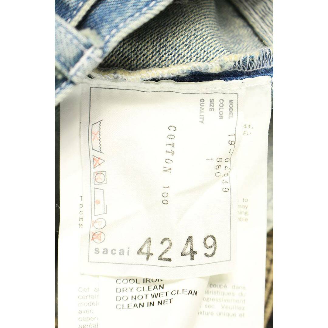 sacai - サカイ 19SS 19-04249 グレンチェック柄ドッキング sacai - サカイ 19SS 19-04249 グレンチェック柄ドッキング