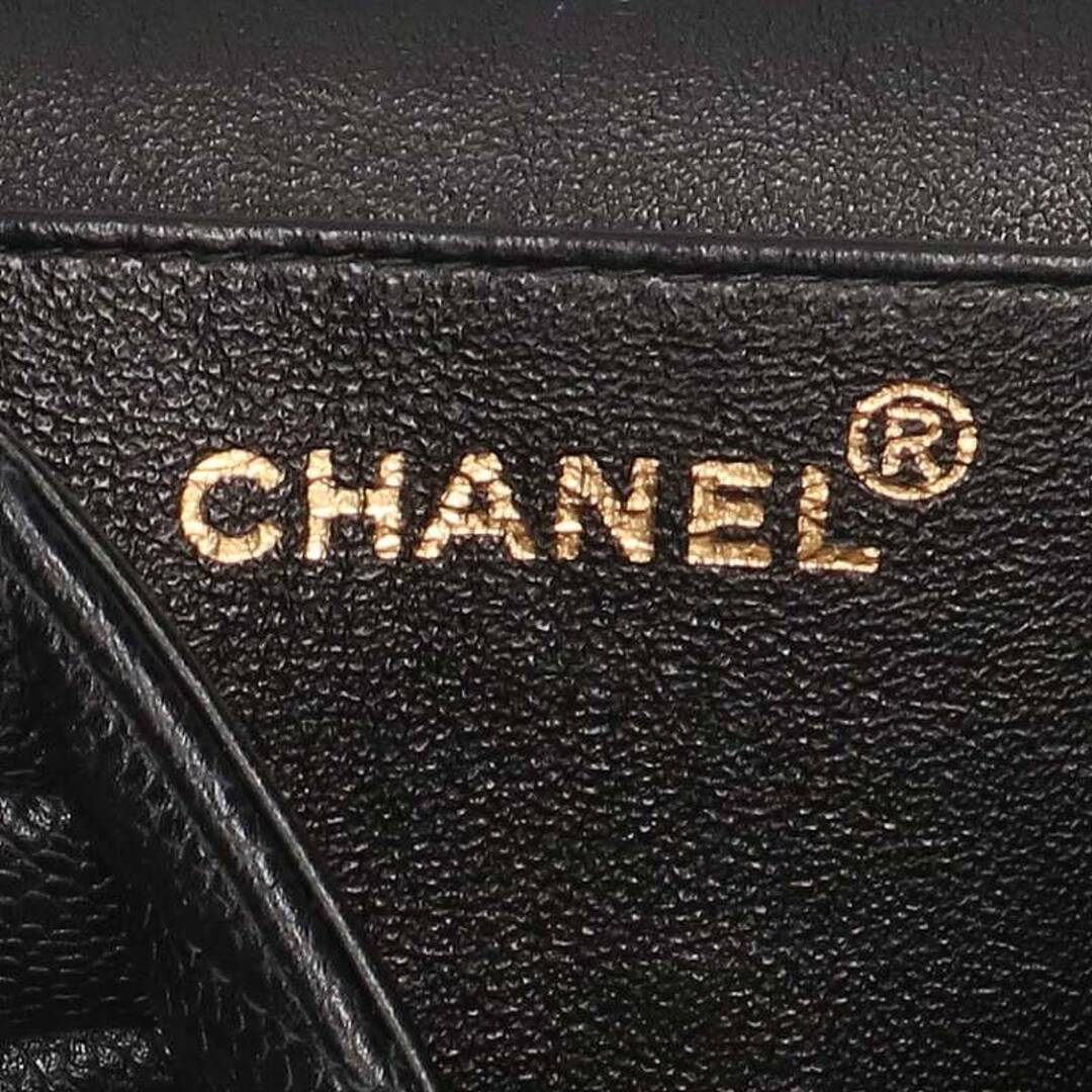 美品 CHANEL シャネル ヴィンテージ マトラッセ ココマーク ターンロック トップハンドル ブラック 黒 ゴールド金具 キャビアスキン ハンドバッグ トートバッグ レディース 403858