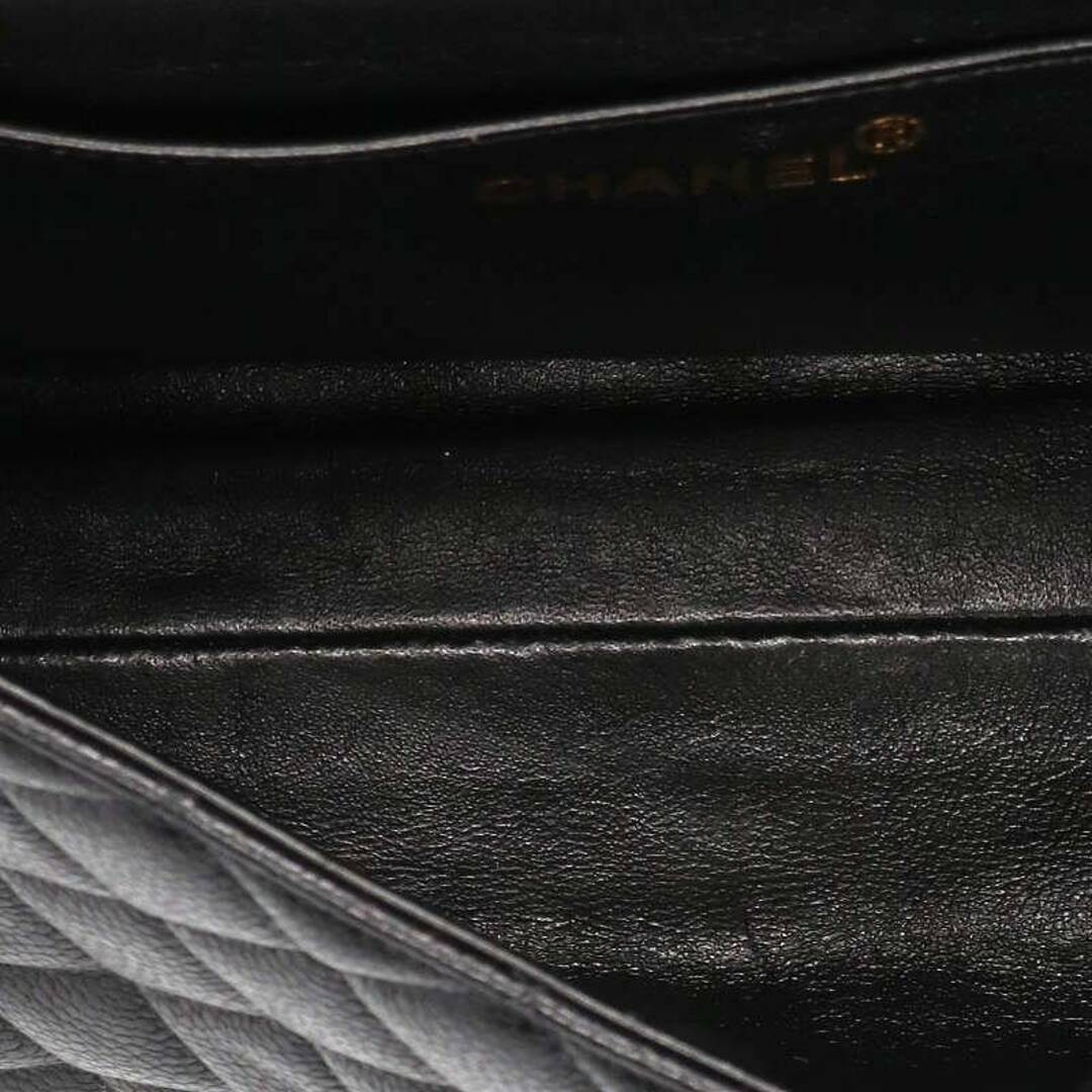 美品 CHANEL シャネル ヴィンテージ マトラッセ ココマーク ターンロック トップハンドル ブラック 黒 ゴールド金具 キャビアスキン ハンドバッグ トートバッグ レディース 403858