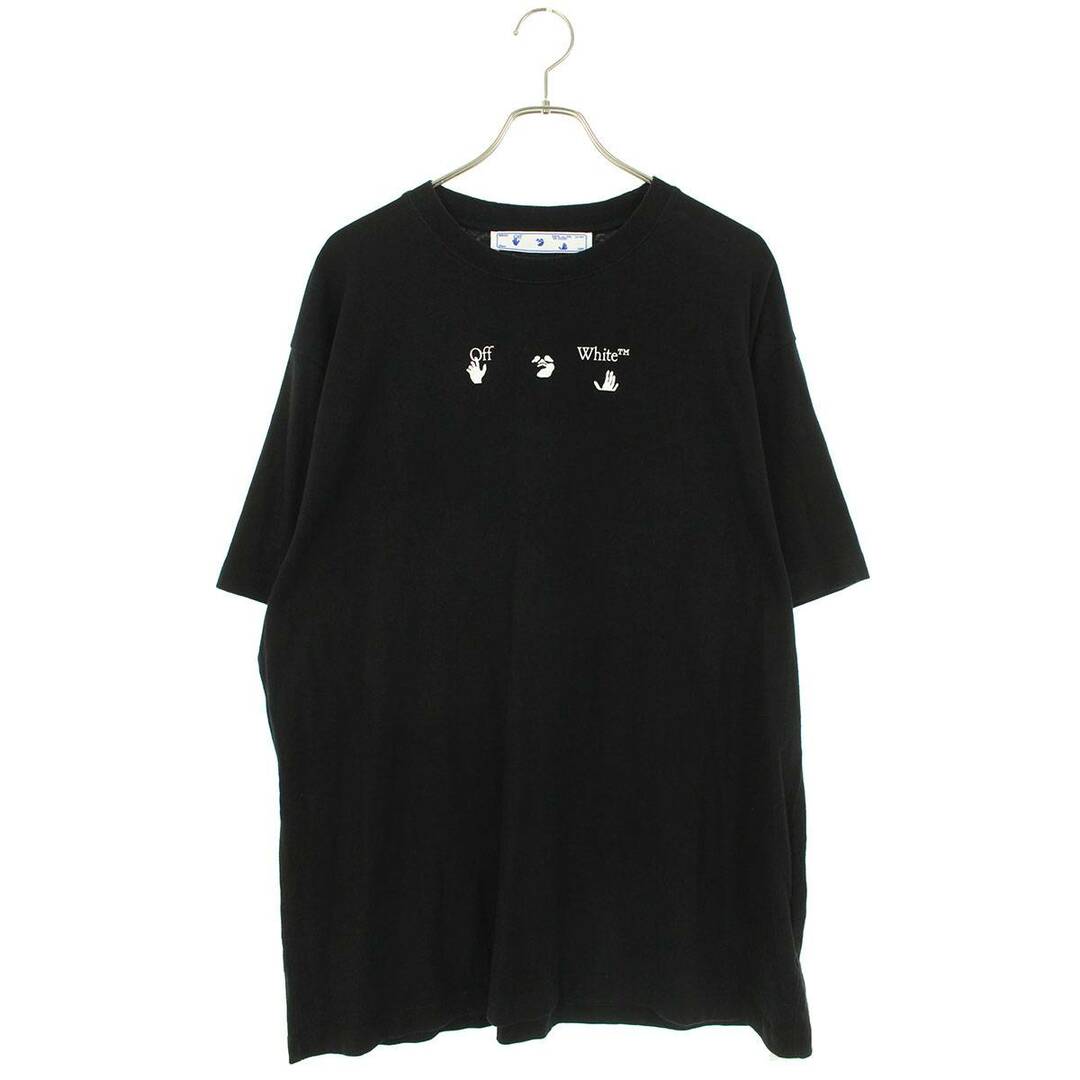 OFF-WHITE - オフホワイト 21SS OMAA038S21JER003 バックグラフィックバイアスオーバーサイズTシャツ メンズ S