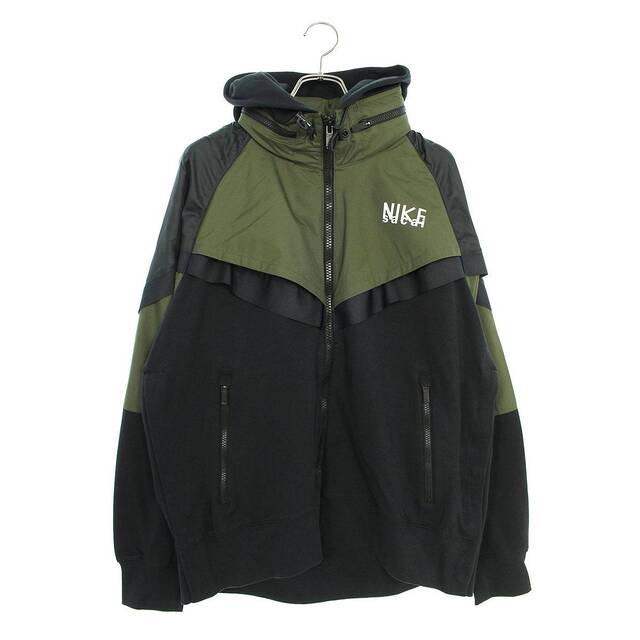 ナイキ ×サカイ Sacai NRG Full Zip Hoodie DQ9030-325 ロゴプリント