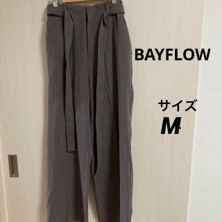 ベイフロー(BAYFLOW)の17a382 BAYFLOW ベイフロ　レディース　チノパン　スラックス　グレー(チノパン)