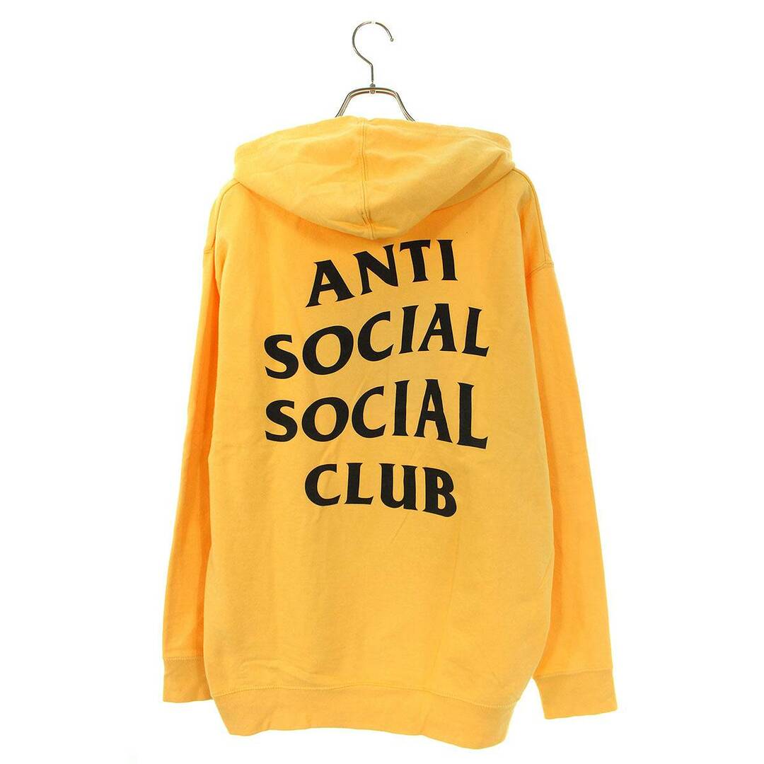 ANTI SOCIAL SOCIAL CLUB(アンチソーシャルソーシャルクラブ)のアンチソーシャルソーシャルクラブ STRESSバックロゴプリントパーカー ※8/19～24 発送・問い合わせ遅延 メンズ L メンズのトップス(パーカー)の商品写真