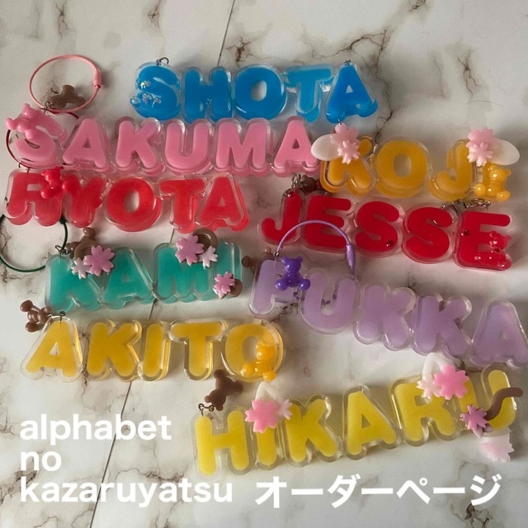 alphabet no kazaruyatsu【アルファベットの飾るやつ】