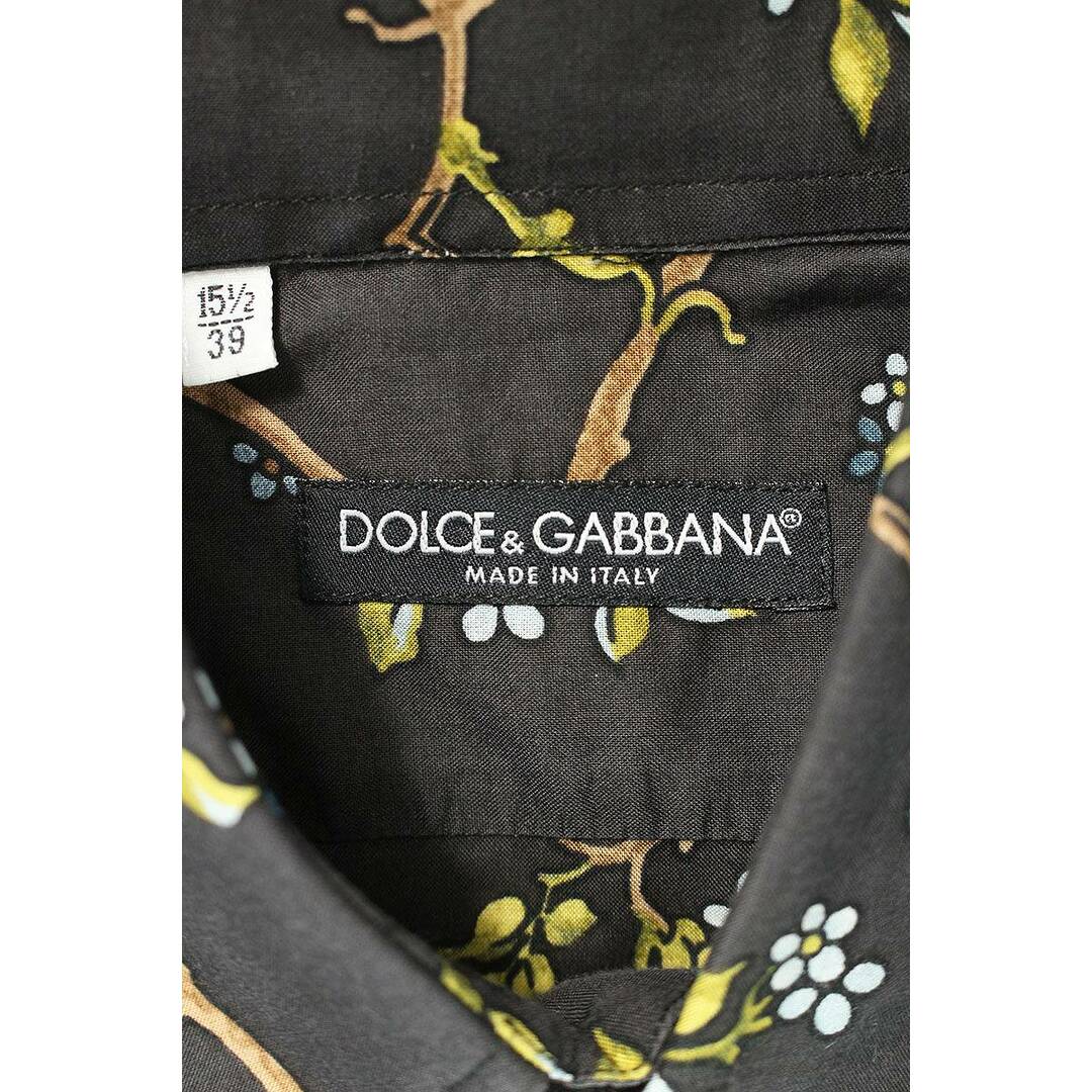 DOLCE&GABBANA(ドルチェアンドガッバーナ)のドルチェアンドガッバーナ  WSR20 フラワー総柄長袖シャツ メンズ 39 メンズのトップス(シャツ)の商品写真