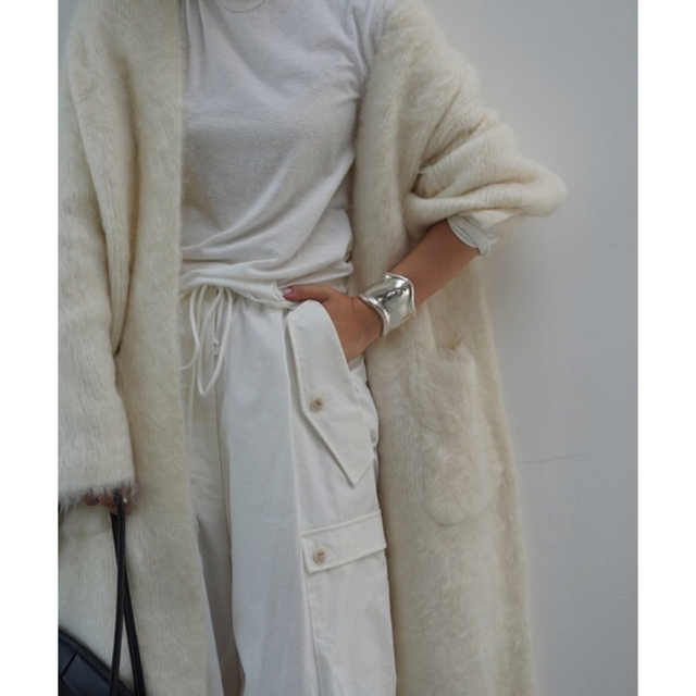 美品】 ETRE TOKYO / エトレトウキョウ | モヘヤ ロングガウン コート