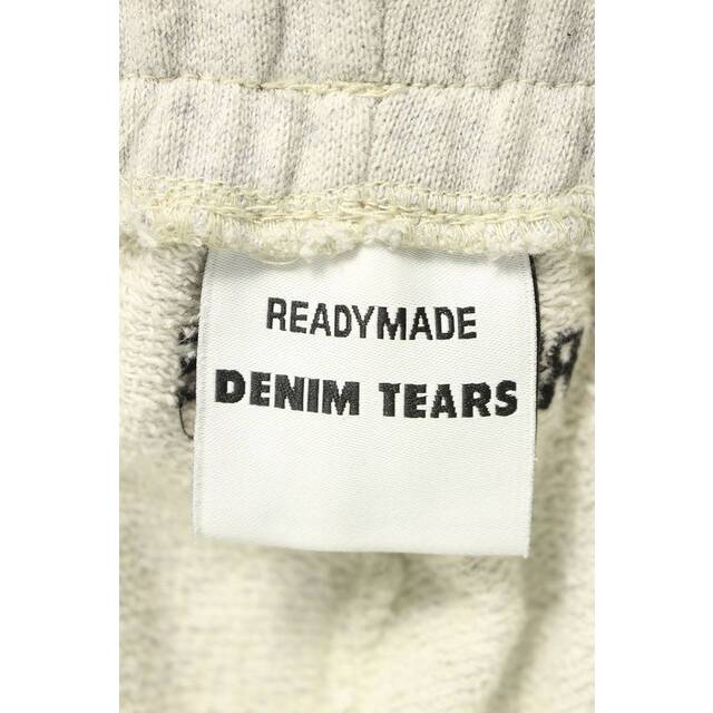 レディメイド ×デニムティアーズ DENIM TEARS  RE-DT-GY-00-00ｰ09 フラワープリントスウェットフレアロングパンツ メンズ S
