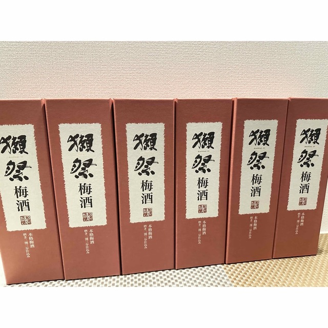 獺祭 本格梅酒 磨き二割三分仕込み 専用箱入り 720ml 6本セット