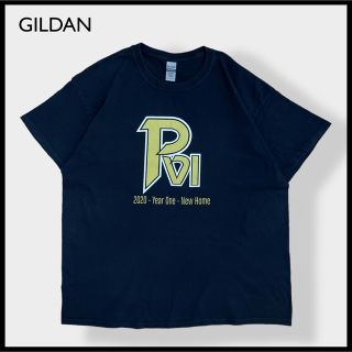 ギルタン(GILDAN)の【GILDAN】XL  Tシャツ ロゴ バックプリント アイスホッケー US古着(Tシャツ/カットソー(半袖/袖なし))