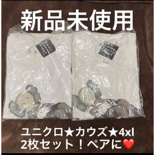 ユニクロ★カウズ★４ＸＬ(Tシャツ/カットソー(半袖/袖なし))