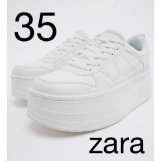 ザラ(ZARA)のZARA プラットフォームスニーカー　35(スニーカー)