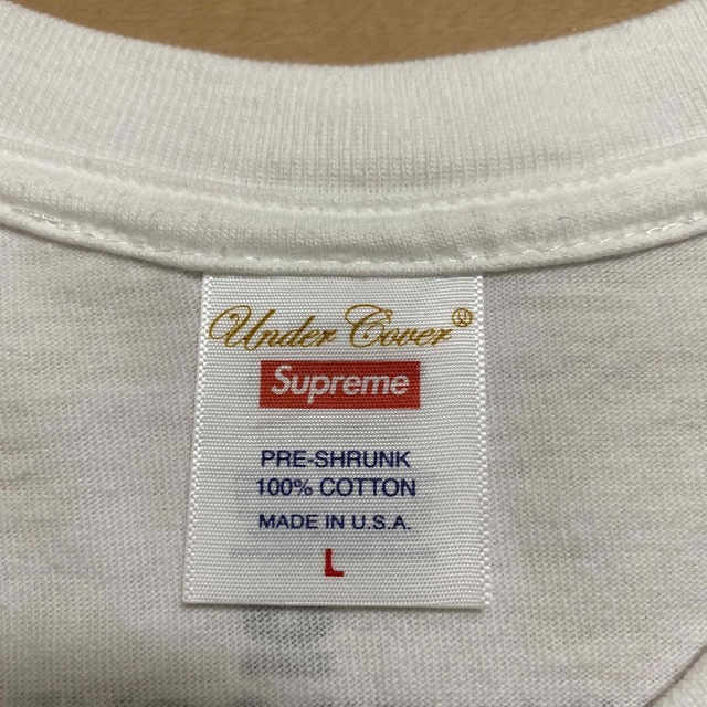 Supreme(シュプリーム)のSupreme×UNDERCOVER Tag Tee  Lサイズ メンズのトップス(Tシャツ/カットソー(半袖/袖なし))の商品写真