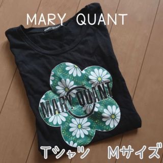 マリークワント(MARY QUANT)の美品‼︎ MARY QUANT  マリークワント　Tシャツ　Mサイズ　黒Tシャツ(Tシャツ(半袖/袖なし))