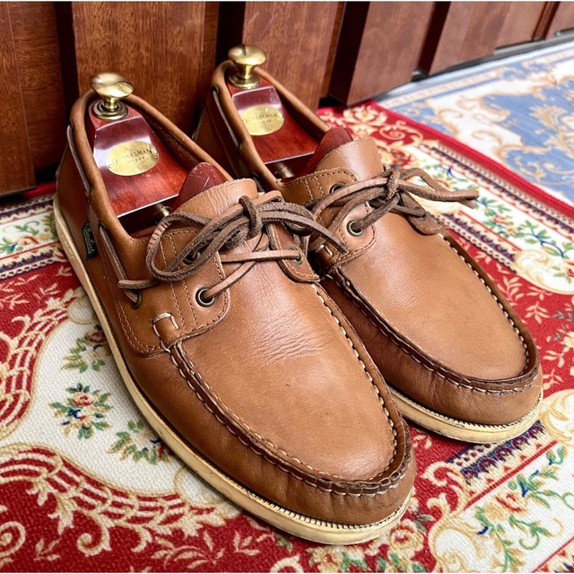 Paraboot パラブーツ　バース　8 キャメル　デッキシューズ