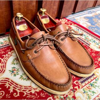 Paraboot パラブーツ　バース　8 キャメル　デッキシューズ