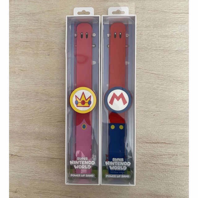 USJユニバ　パワーアップバンド 　マリオ　ピーチ2セット