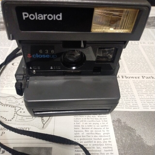 動作未確認品 Polaroid 636 CLOSEUP ポラロイドカメラ