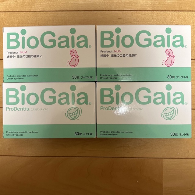 BioGaia バイオガイア プロデンティス 30粒×4箱 ミント味アップル味 最