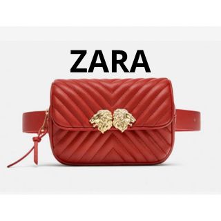 ザラ(ZARA)のZARA 2WAY ライオンディテール付きクロスボディバッグ　ショルダーバッグ(ショルダーバッグ)