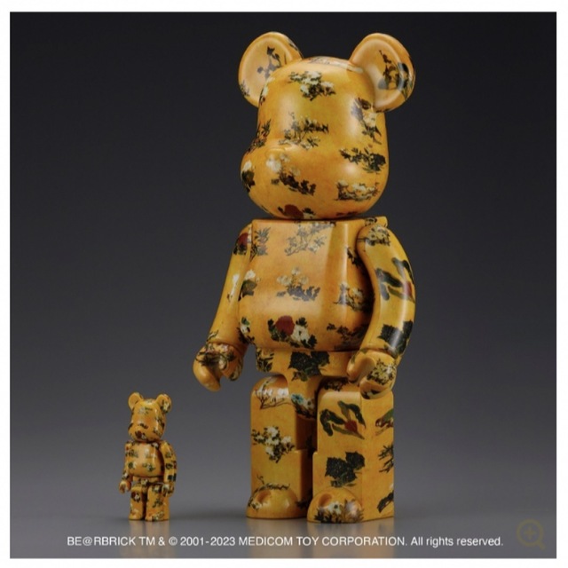 【ラッピング不可】 伊藤若冲「百花図」 BE@RBRICK 100% 400% & キューブリック、ベアブリック
