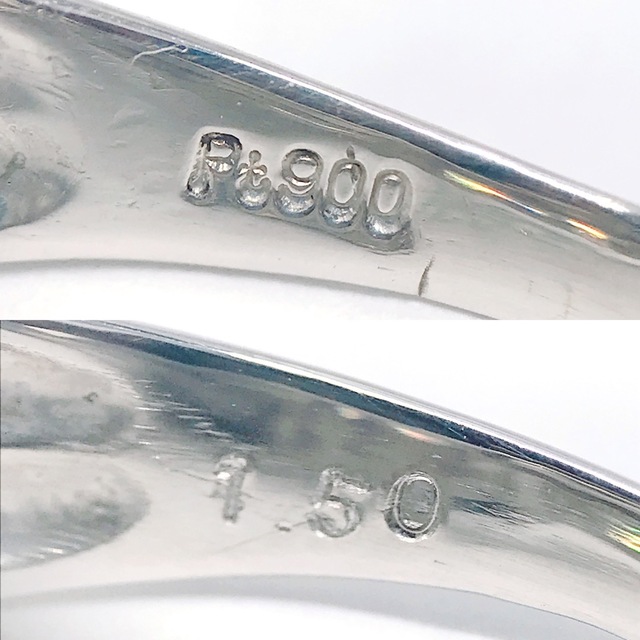 1.50ct ダイヤモンドリング PT900 V字 エタニティ ダイヤ オンライン