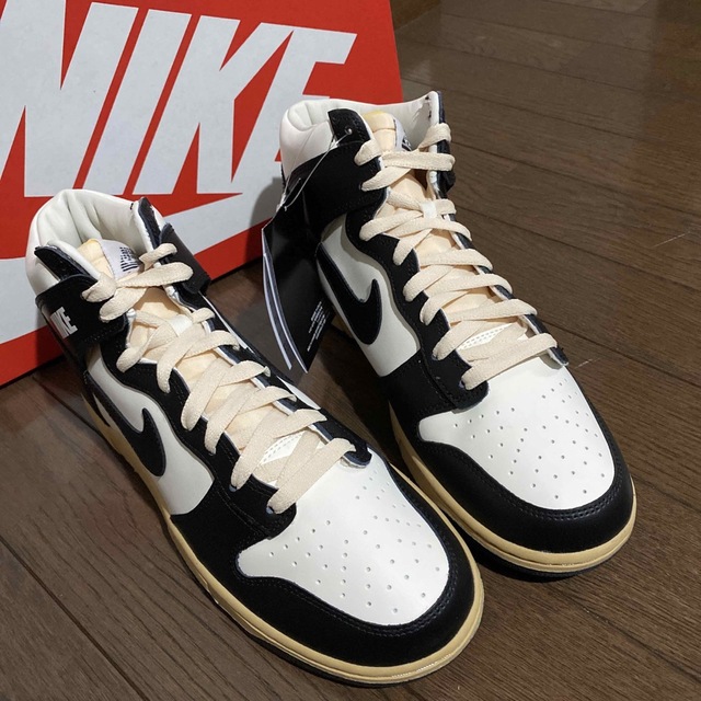 【27cm】ナイキNIKEダンクDUNKハイHIパンダ白黒