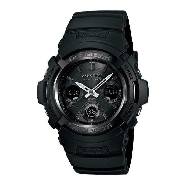 【美品】カシオ G-SHOCK AWG-M100B-1A タフソーラー 腕時計