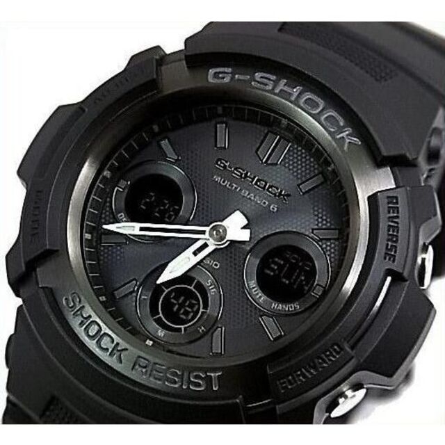 G-SHOCK(ジーショック)の【美品】カシオ G-SHOCK AWG-M100B-1A タフソーラー 腕時計 メンズの時計(腕時計(アナログ))の商品写真