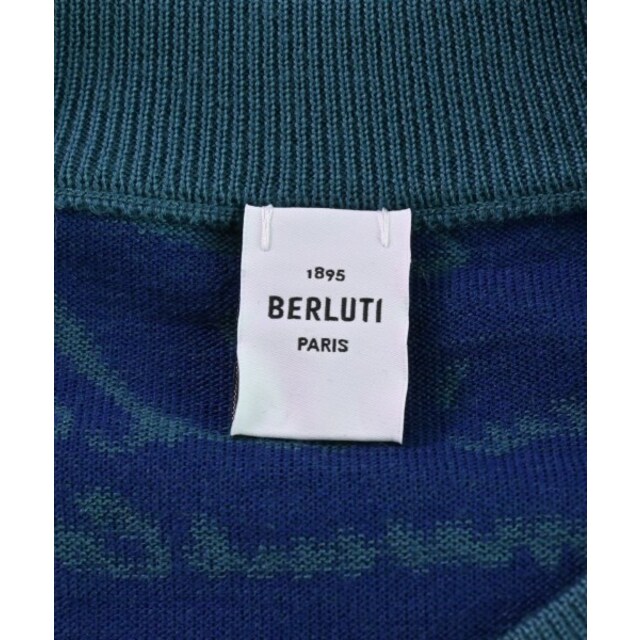 Berluti   Berluti ベルルッティ ニット・セーター M 紺系総柄