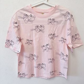 エイチアンドエム(H&M)のH&M ピンクパンサー　半袖Tシャツ(Tシャツ(半袖/袖なし))