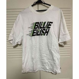 ユニクロ(UNIQLO)のユニクロ Billie Eilish Tシャツ ロゴTシャツ ホワイト(Tシャツ(半袖/袖なし))