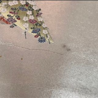 公式の 【逸品】加賀友禅巨匠 初代由水十久監修長島織物 瀞銀錦 袋帯