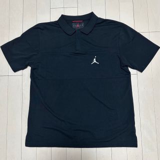 ジョーダン(Jordan Brand（NIKE）)の【希少モデル】ジョーダン ジャンプマン ポロ XLサイズ ブラック(バスケットボール)