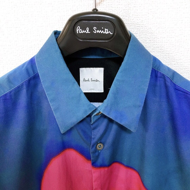 Paul Smith(ポールスミス)のポールスミス 長袖シャツ 総柄 ブルー系 メンズのトップス(シャツ)の商品写真