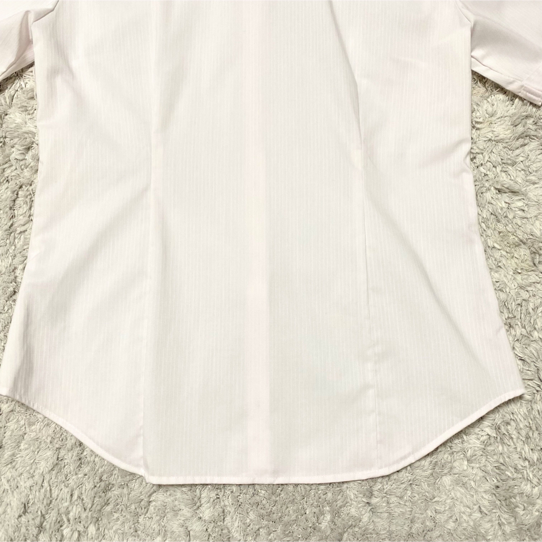 青山(アオヤマ)の洋服の青山 スキッパーカラー ブラウス 半袖 5号 レディースのトップス(シャツ/ブラウス(半袖/袖なし))の商品写真
