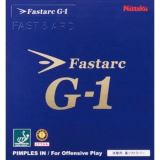 ニッタク(Nittaku)の【中古】Nittaku ファスターク G-1 赤　厚(卓球)