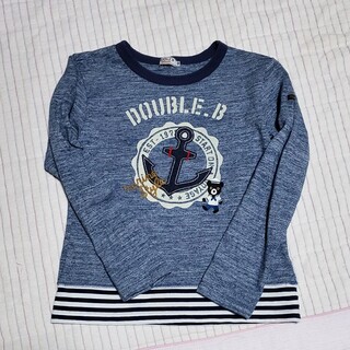 ダブルビー(DOUBLE.B)のダブルB　ミキハウス　マリン　ロンTシャツ　140(Tシャツ/カットソー)