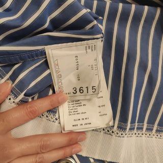 サイズ交換対象外 sacai 2018春夏 ストライプ ブラウス | tatihome.com