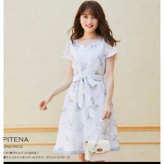 トッコ(tocco)のtocco closet ♡ 花柄プリントワンピース 清楚 可愛い デート(ひざ丈ワンピース)