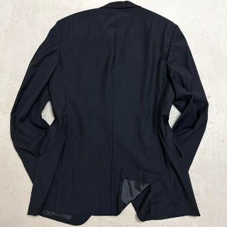 PRADA - 889 プラダ スーツセット 46(M) 黒 ストライプの通販 by