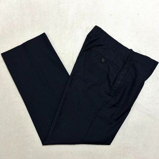 PRADA - 889 プラダ スーツセット 46(M) 黒 ストライプの通販 by