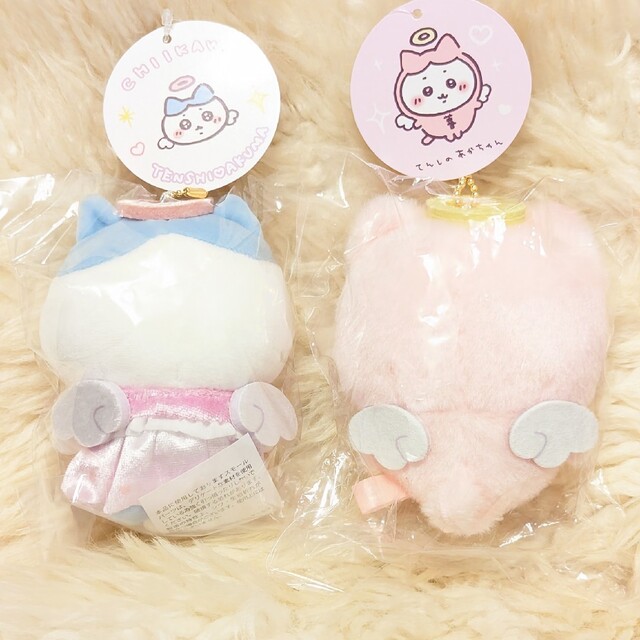 ハチワレ　てんし♡あくま　ぬいぐるみ　マスコット　新品　ちいかわ　キーホルダー