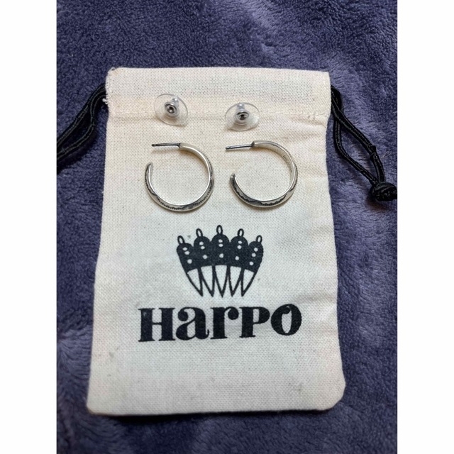 アクセサリーHARPO ハルポ　アルポ　LITTLE BEVELD HOOP ピアス(両耳)