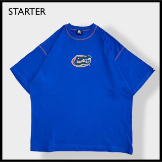 スターター(STARTER)の【STARTER】フロリダ大学 ケーターズ Tシャツ ワンポイントロゴ US古着(Tシャツ/カットソー(半袖/袖なし))