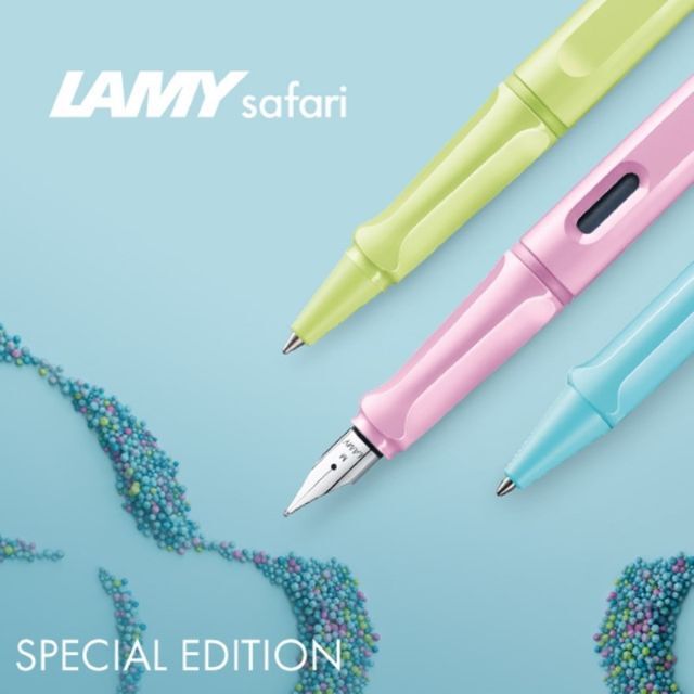 LAMY(ラミー)のラミー サファリ 万年筆 2023年 限定モデル ライトローズ (極細字） インテリア/住まい/日用品の文房具(ペン/マーカー)の商品写真