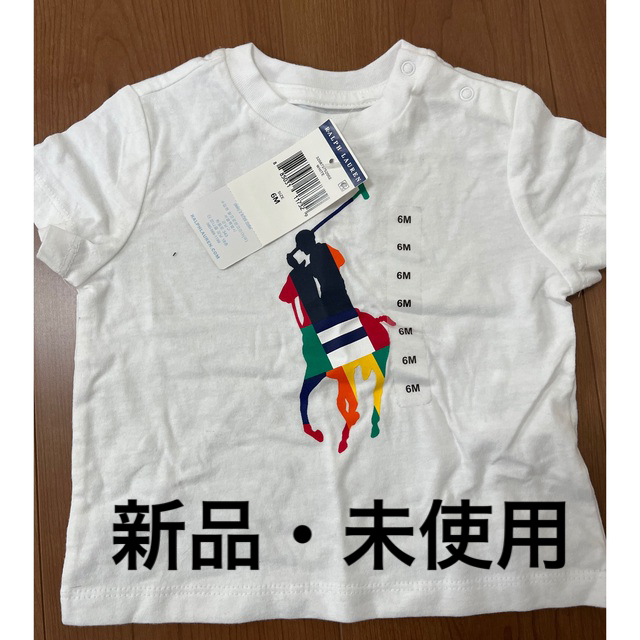 POLO RALPH LAUREN(ポロラルフローレン)の【新品・未使用】ラルフローレン　ビックポニー　6m キッズ/ベビー/マタニティのベビー服(~85cm)(Ｔシャツ)の商品写真