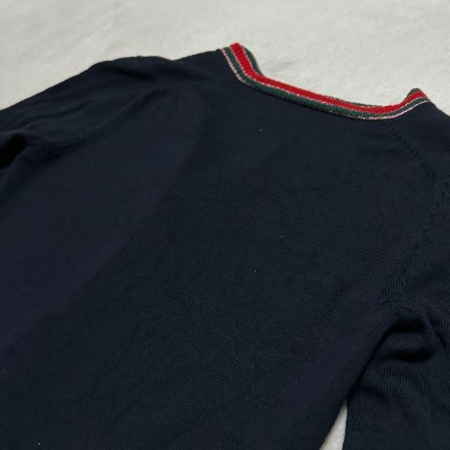 ライトニングボルト 849美品 グッチ カーディガン パールロゴボタン XS