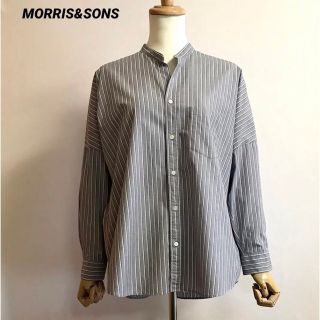 MORRIS & SONS - MORRIS&SONS ドロップショルダーストライプシャツの