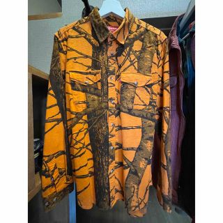 Supreme - M 極美品 12aw Supreme Realtree camo shirt 橙の通販｜ラクマ