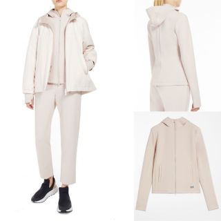 美品  マックスマーラ Max Mara ロゴ コットン ジャージパーカー